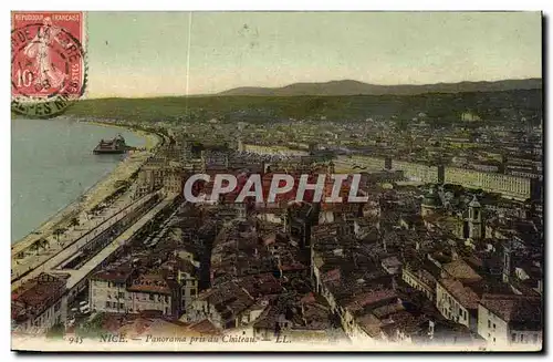 Nice - Panorama pris du Chateau - Cartes postales