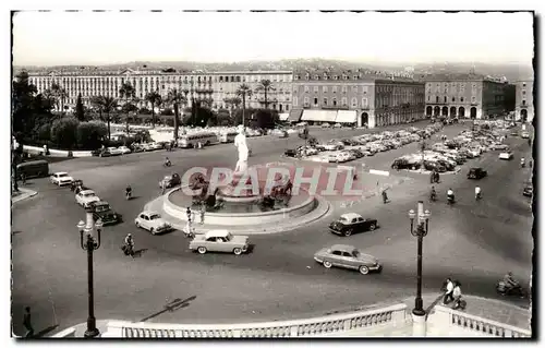 Nice Cartes postales moderne La place massena la fontaine du Soleil et les jardins Albert 1er