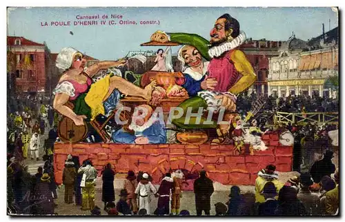 Nice Cartes postales Carnaval La poule d'henri IV