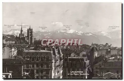 Suisse Lausanne Cartes postales Alpes Vaudoises