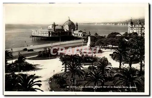 Nice Ansichtskarte AK Les jardins Albert 1er et la casino de la jetee