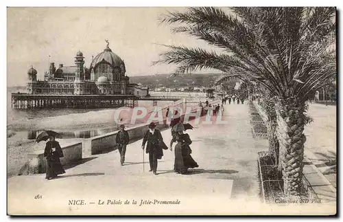 Nice Cartes postales Le palais et la jetee promenade