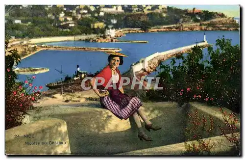 Nice Cartes postales Nicoise au chateau