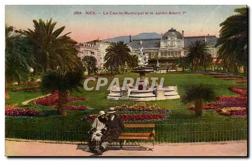 Nice Cartes postales Le casino municipal et le Jardin Albert 1er