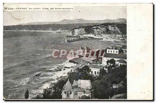 Nice Cartes postales Entree du port (vue de Montboron)