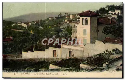 Grasse Cartes postales Le quartier Sainte Lorette