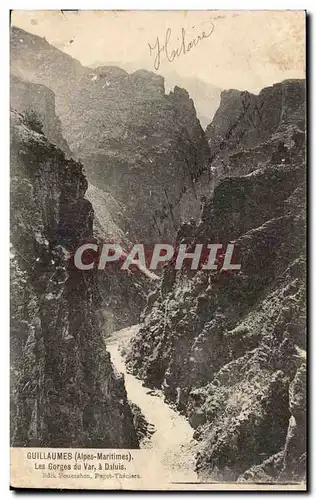 Guillaumes Cartes postales les gorges du Var a Doubs