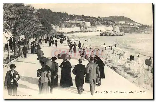 Nice Cartes postales Promenade du midi