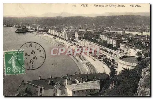 Nice Cartes postales Vue prise de l&#39hotel Suisse