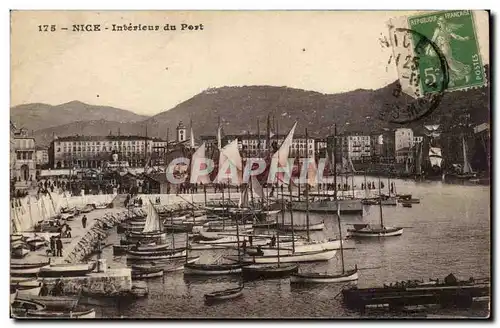 Nice Cartes postales Interieur du port