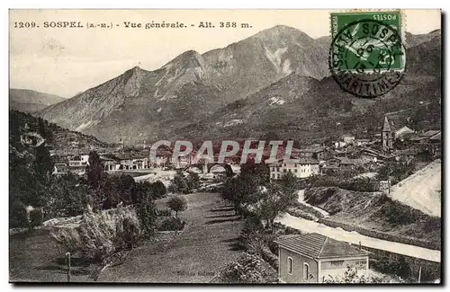 Sospel Cartes postales Vue generale