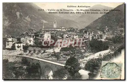 Vallee de la Vesubie Ansichtskarte AK Saint Martin Vesubie Vue generale