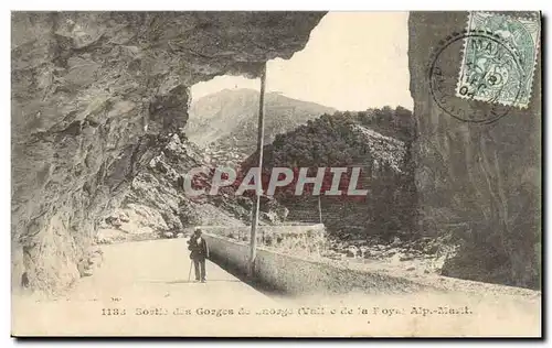 Sortie des gorges du loup Ansichtskarte AK Vallee de la Boya