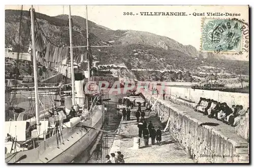 Villefranche Cartes postales Quai Vieille Dame