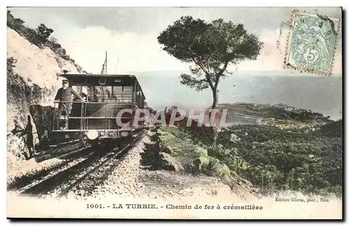 La Turbie - Le Chemin de Fer a cremaillere - Ansichtskarte AK