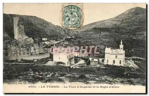 La Turbie - La Tour d&#39Auguste et le Righi d&#39hiver - Cartes postales