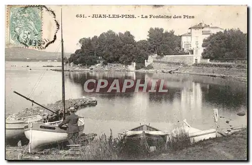 Juan Les Pins - La Fontaine des Pins - Cartes postales