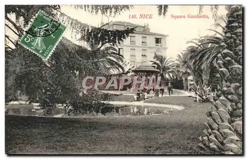 Nice - Square Gambetta - Cartes postales