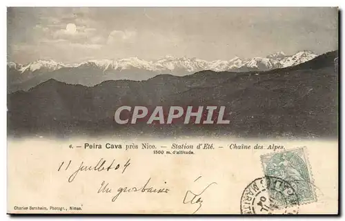 Nice - Peira Cava - pres Nice - Station d&#39ete - Chaine des Alpes - Cartes postales