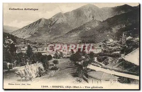 Sospel - Vue Generale - Cartes postales