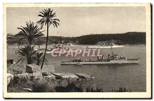 Villefranche sur Mer - la Rade de la Citadelle et l&#39Escadre - Ansichtskarte AK