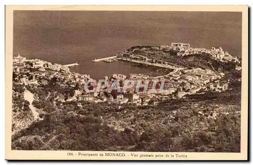 Monaco - Vue Generale prise de la Turbie - Cartes postales