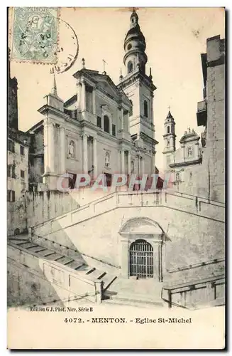 Menton - Eglise Saint Michel - Cartes postales