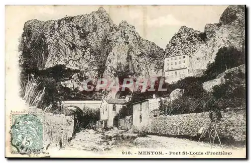 Menton - Pont Saint Louis - Bridge - Cartes postales