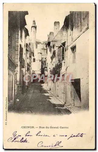 Chinon - Rue du grand Carroi - Cartes postales