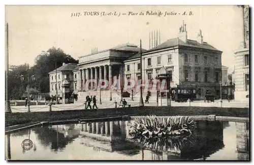 Tours - Place du Palais de Justice - Cartes postales