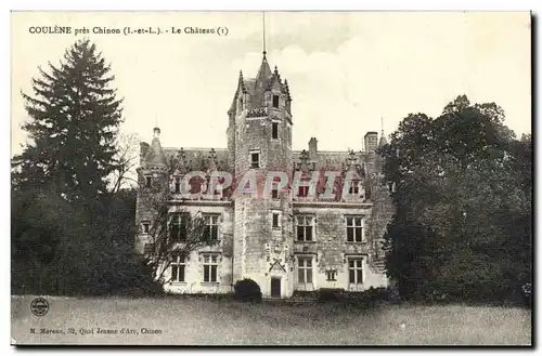 Coulene - pres de Chinon - Le Chateau - Cartes postales