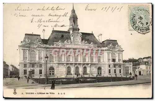 Tours - L&#39Hotel de Ville - Cartes postales