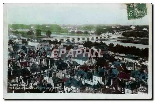 Tours - Vue sur la Ville et le Pont de Pierre - Bridge - Cartes postales