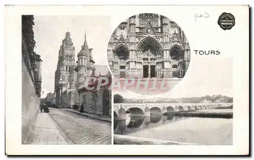 Tours - Souvenir - Ansichtskarte AK