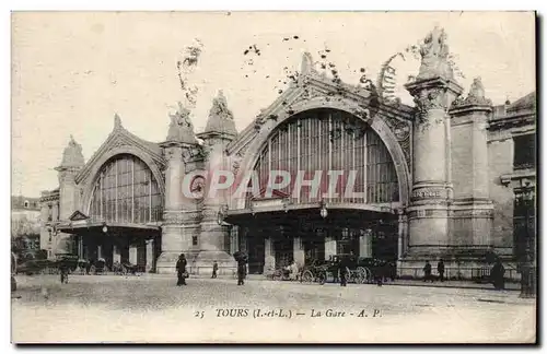 Tours - La Gare - Cartes postales