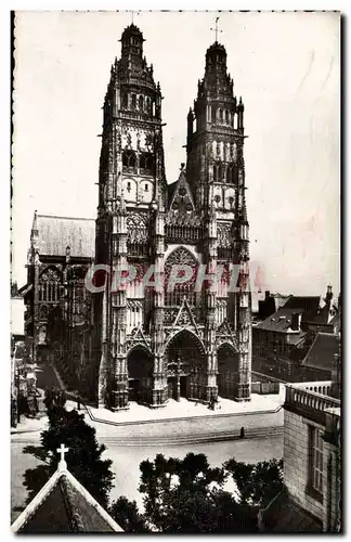 Tours Cartes postales La cathedrale