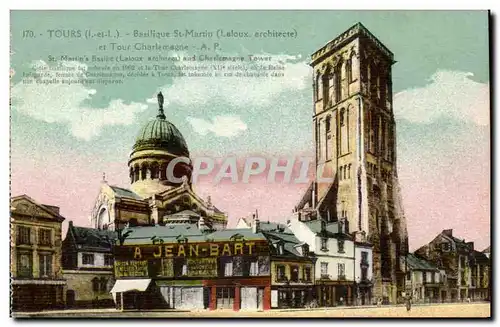 Tours Ansichtskarte AK Basilique Saint Martin (Laloux Jean Bart)