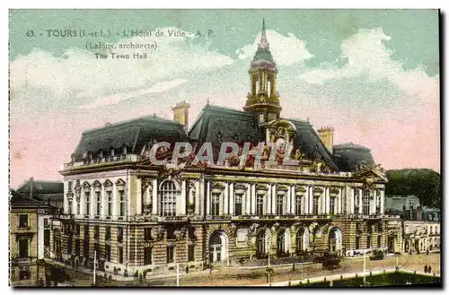 Tours Cartes postales L&#39hotel de ville