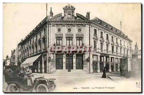 Tours Ansichtskarte AK le theatre francais (automobile)