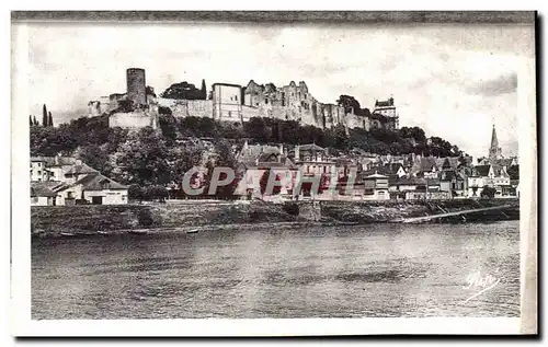 Chinon Cartes postales Le chateau et la Vienne