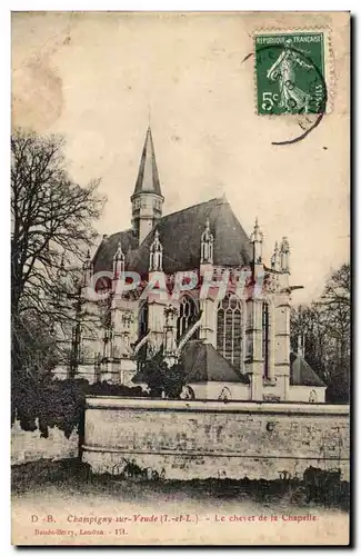 Champigny sur Veude Ansichtskarte AK Le chevet de la chapelle