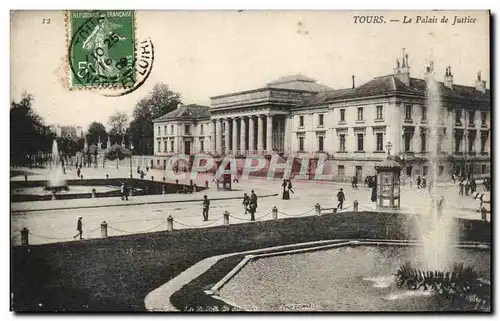 Tours Cartes postales le palais de justice