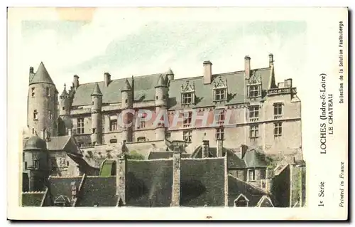 Loches Cartes postales Le chateau