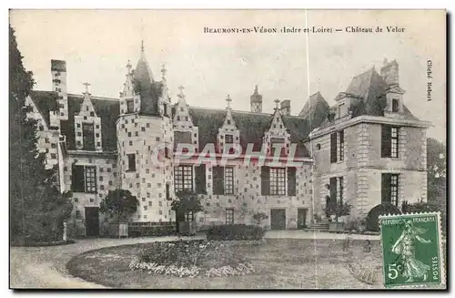 Ansichtskarte AK Beaumont en VEron Chateau de Velor