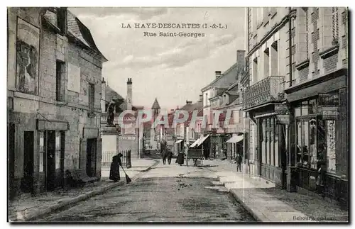 La Haye Descartes Cartes postales Rue Saint Georges