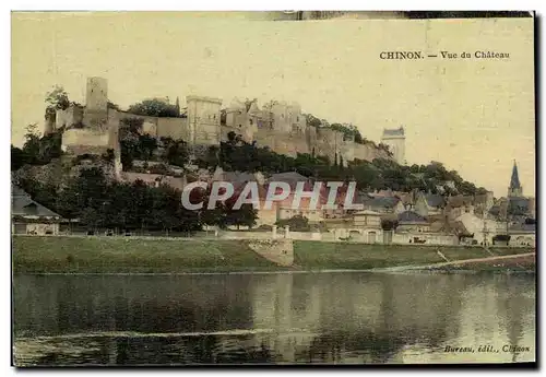 Chinon Cartes postales Vue du chateau