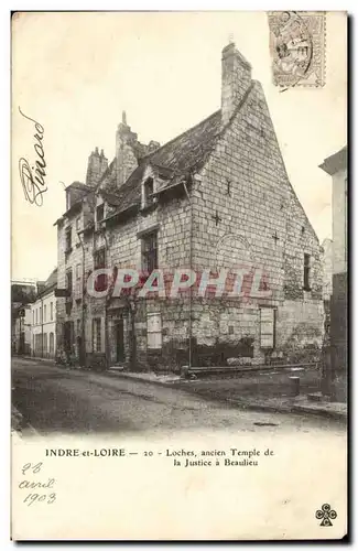 Loches Cartes postales Ancien temple de la justice a Beaulieu