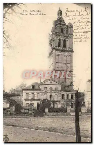 Loches Cartes postales Clocher Saint Antoine