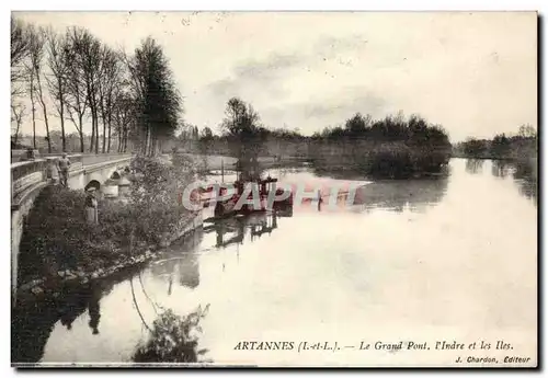 Artannes Cartes postales Le grand pont l&#39indre et les iles