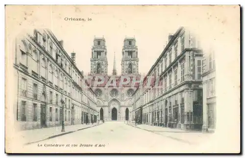 Orleans Cartes postales Cathedrale et rue Jeanne d&#39arc